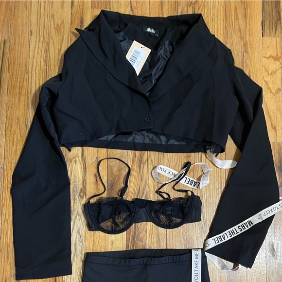 Cropped blazer - Picture 2 of 2